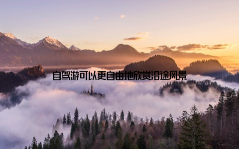 自驾游可以更自由地欣赏沿途风景