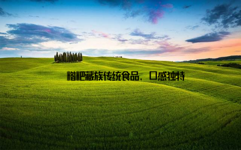 – 糌粑藏族传统食品, 口感独特